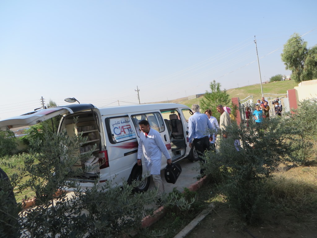 Mobile clinic in northern Iraq